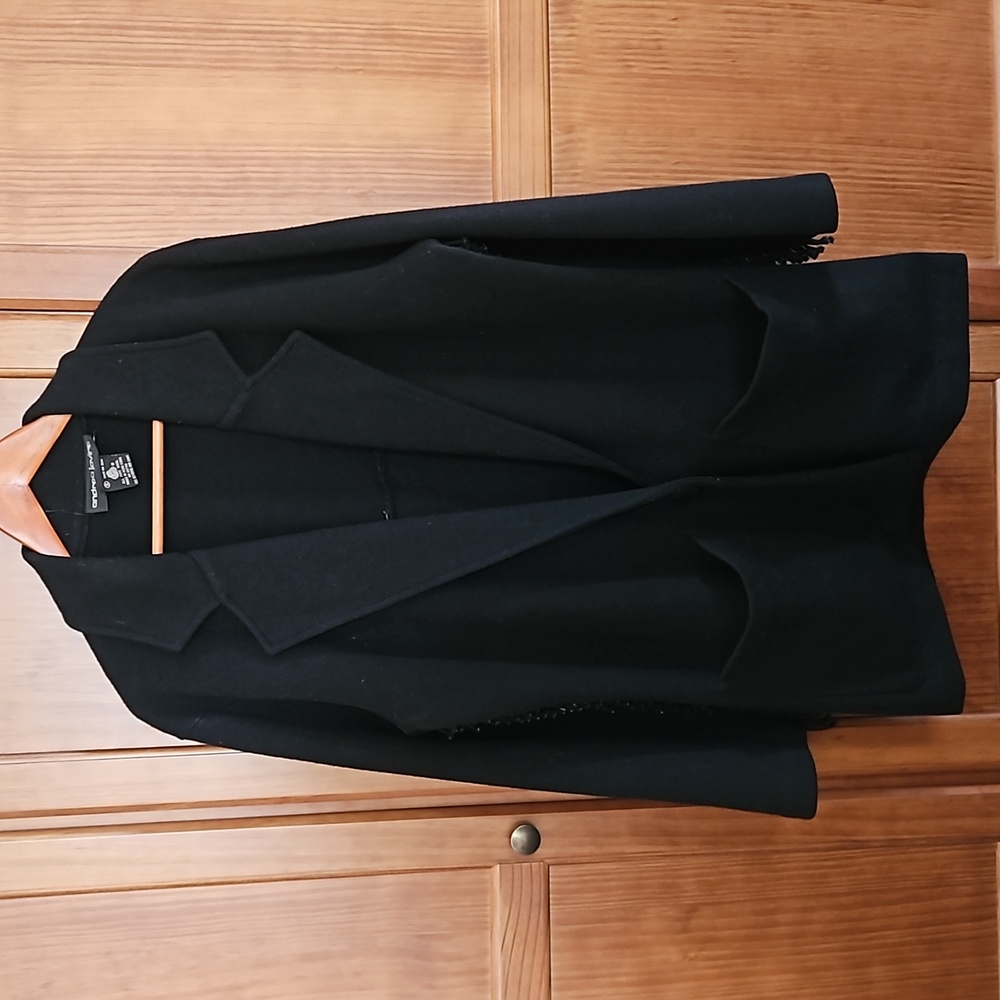 Andrea Jovine all wool long blazer size small